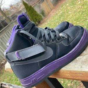 Purple & Black Nike Air Force 1